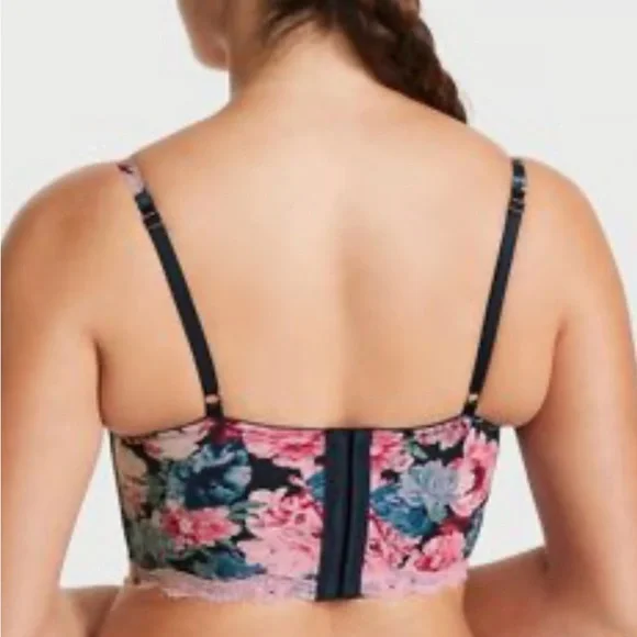 36D Victoria’s Secret Dream Angels Lined Demi Bra Top Corset - Picture 2 of 12